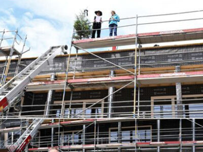 Richtfest Erweiterungsbau Grundschule Garching West